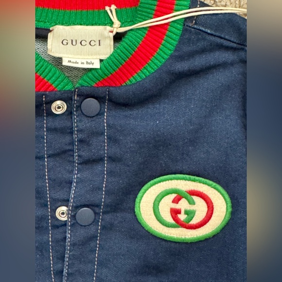 Gucci Kids Denim Jacket sz 24M NWT - Picture 2 of 4
